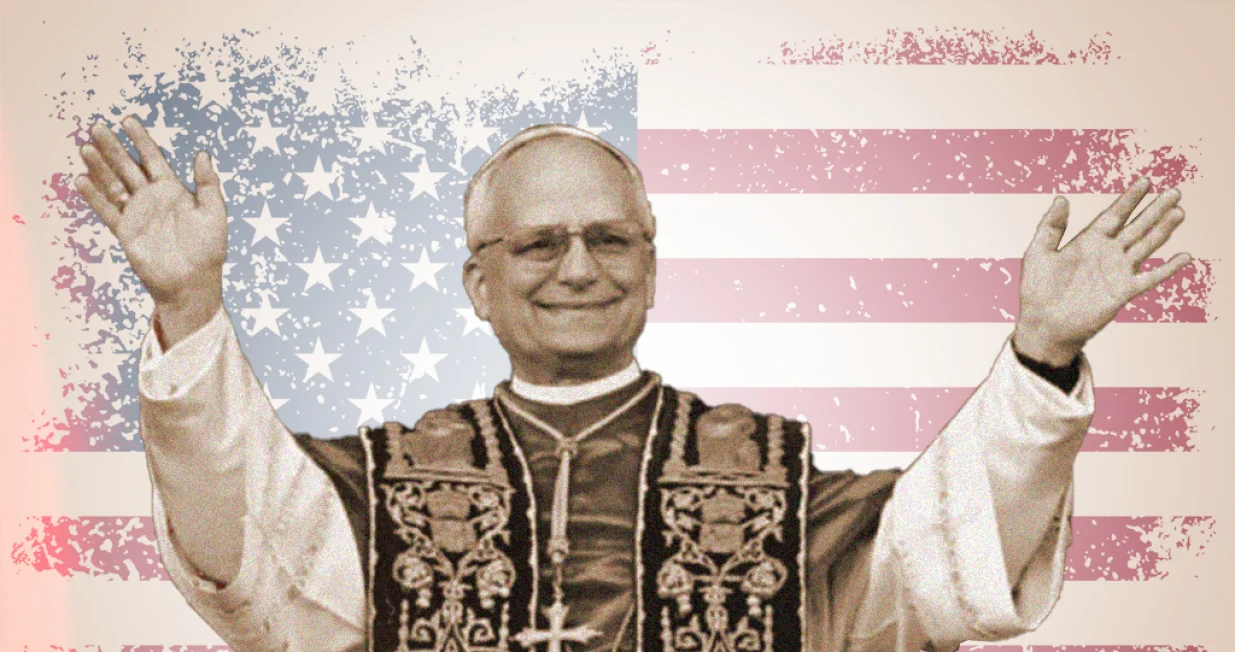 Pavle Mijović kolumna, vizual za kolumnu, Papa Lav XIV iz Amerike/Benjamin Krnić