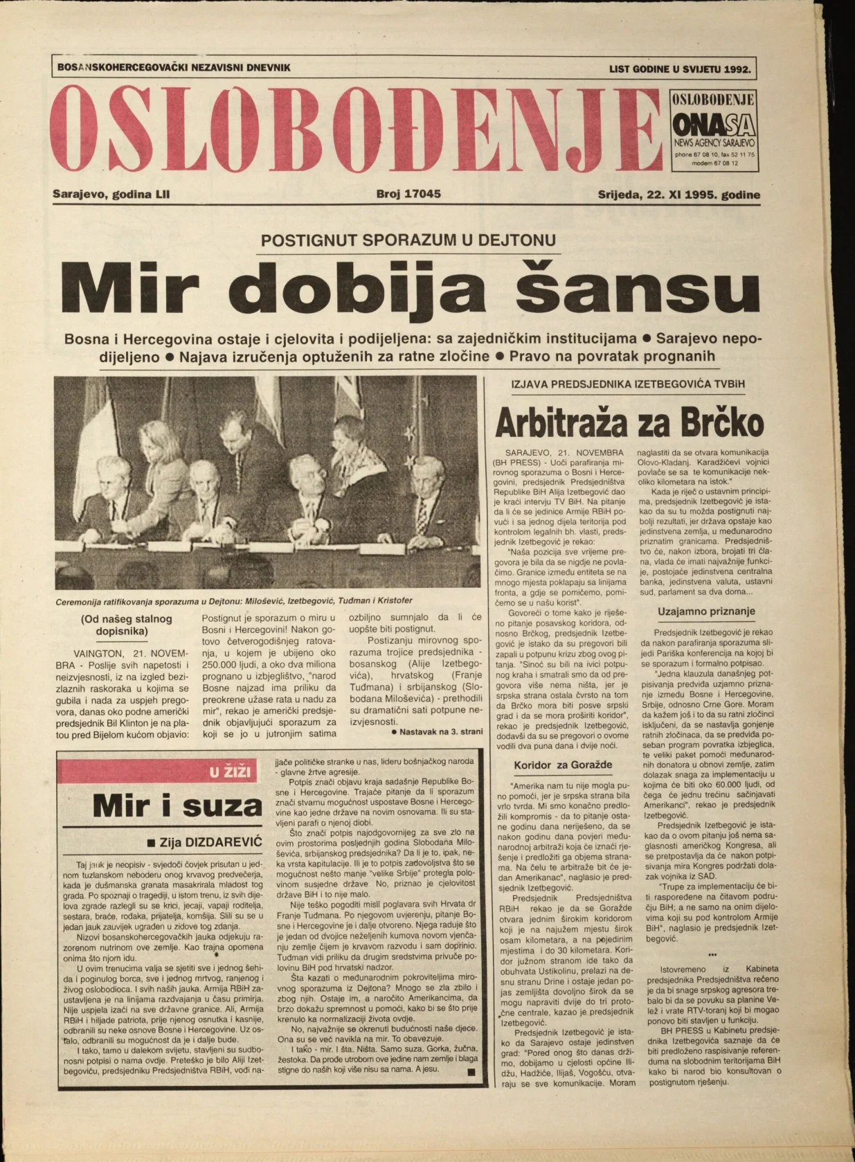 Oslobođenje u Daytonu/