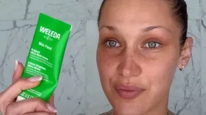 Bella Hadid, krema Weleda/Screenshot