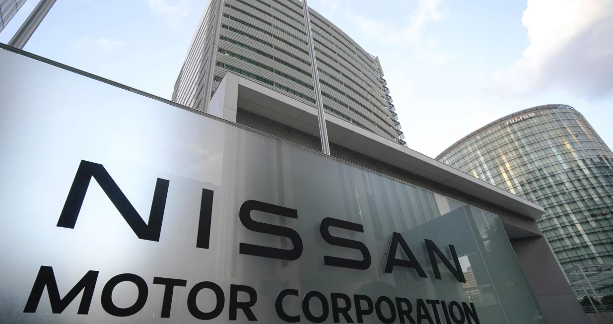 epa10295429 The headquarters of Nissan Motor Co., Ltd. in Yokohama, south of Tokyo, Japan, 09 November 2022. Nissan Motor announced on 09 November its financial results for the first-half of the fiscal year, and revised upwards its full-year revenue and profit outlook. Nissan reported a consolidated net revenue increase of 715.3 billion yen to reach 4.66 trillion yen, while the carmaker's consolidated operating profit reached 156.6 billion yen, representing an operating profit margin of 3.4 percent. EPA/KIMIMASA MAYAMA/Kimimasa Mayama