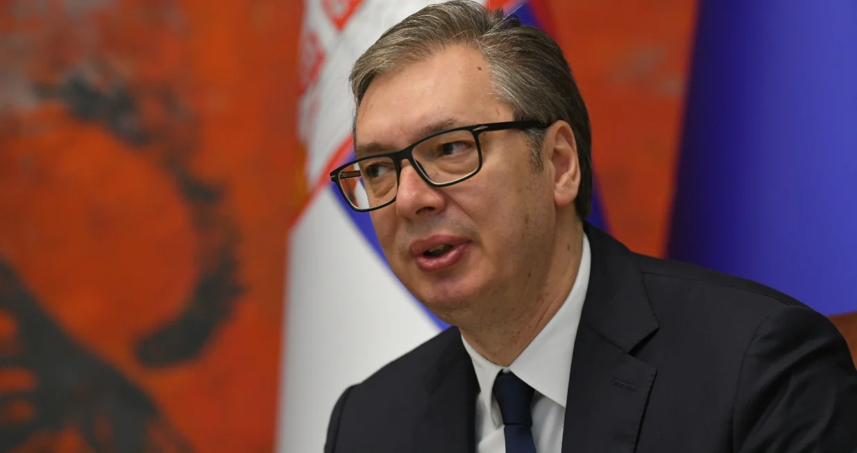 Beograd, Srbija - 13. maj 2025: Predsjednik Evropskog vijeća Antonio Costa u okviru turneje po Zapadnom Balkanu, boravi u posjeti Srbiji. Costu je u Beogradu uz državne počasti primio predsjednik Srbije Aleksandar Vučić (Amir Hamzagic - Anadolu Agency)/