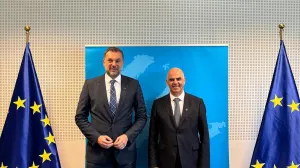 Elmedin Konaković i Alain Berset//