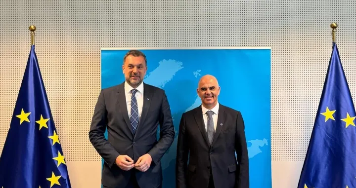 Elmedin Konaković i Alain Berset//