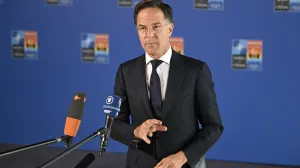 Antalija, Turska - 15. maj 2025:Generalni sekretar NATO-a Mark Rutte obratio se medijima uoči početka neformalnog sastanka ministara vanjskih poslova zemalja članica NATO-a u četvrtak u turskoj AntalijiANTALYA, TURKIYE - MAY 15: NATO Secretary General Mark Rutte speaks to the press members ahead of the NATO Foreign Ministers' Informal Meeting held at the NEST Congress Center in Belek, Antalya, Turkiye on May 15, 2025. (Muhammed Abdullah Kurtar - Anadolu Agency)/