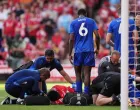 Soccer Football - Premier League - Nottingham Forest v Leicester City - The City Ground, Nottingham, Britain - May 11, 2025 Nottingham Forest's Taiwo Awoniyi receives medical attention after sustaining an injury REUTERS/Maja Smiejkowska EDITORIAL USE ONLY. NO USE WITH UNAUTHORIZED AUDIO, VIDEO, DATA, FIXTURE LISTS, CLUB/LEAGUE LOGOS OR 'LIVE' SERVICES. ONLINE IN-MATCH USE LIMITED TO 120 IMAGES, NO VIDEO EMULATION. NO USE IN BETTING, GAMES OR SINGLE CLUB/LEAGUE/PLAYER PUBLICATIONS. PLEASE CONTACT YOUR ACCOUNT REPRESENTATIVE FOR FURTHER DETAILS..