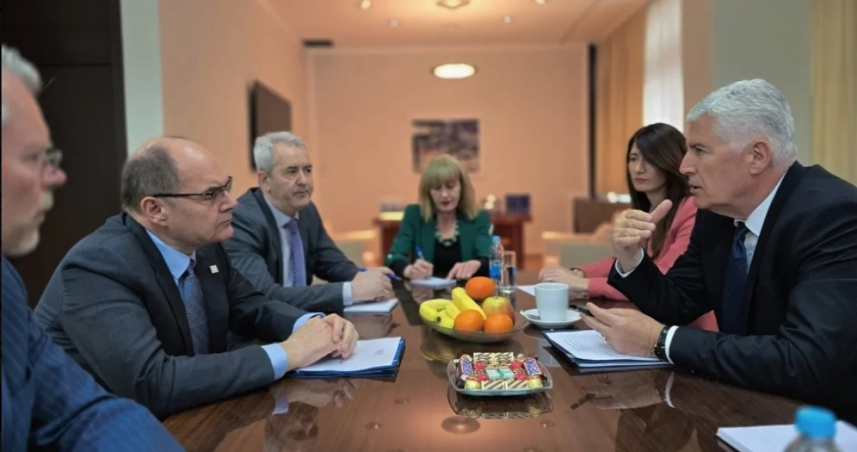 Christian Schimdt i Dragan Čović, sastanak/X.com