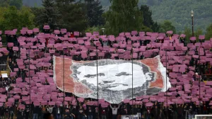 Koreografija Hordi zla u čast Vedrana Puljića (FOTO: Sanel Konjhodžić/Sport1)