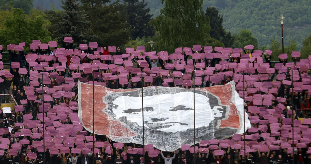 Koreografija Hordi zla u čast Vedrana Puljića (FOTO: Sanel Konjhodžić/Sport1)