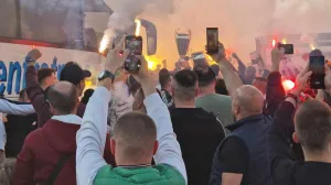 Proslava osvajanja Kupa BiH (FOTO: Sport1)