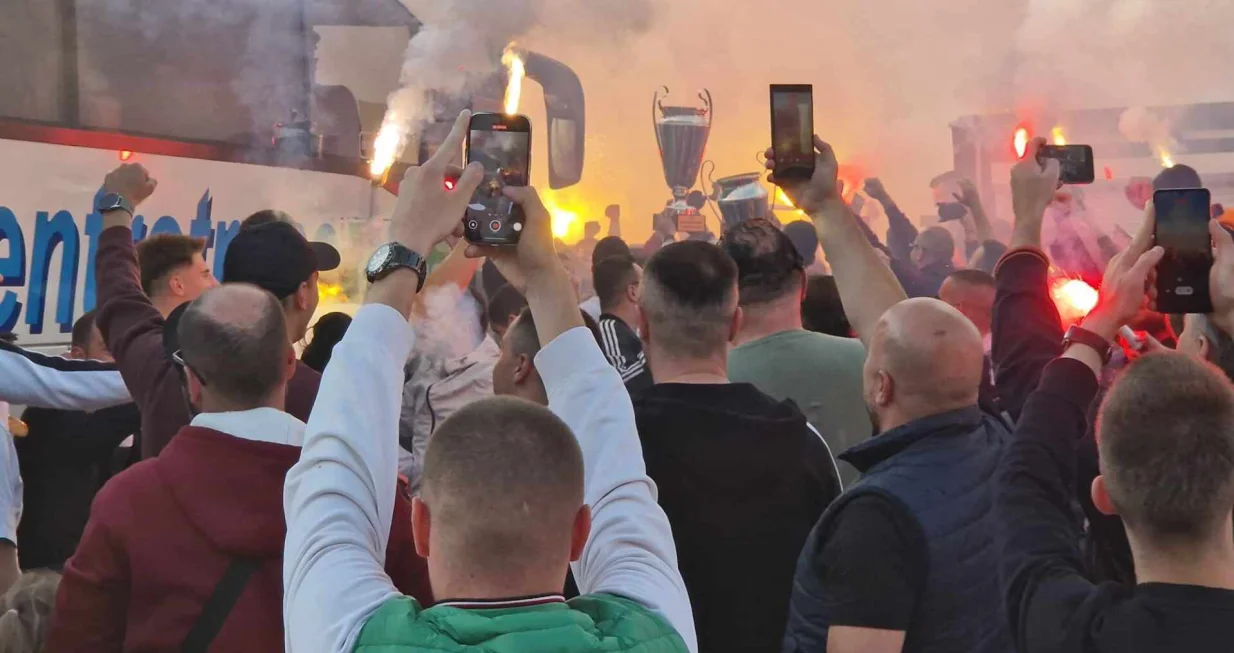 Proslava osvajanja Kupa BiH (FOTO: Sport1)