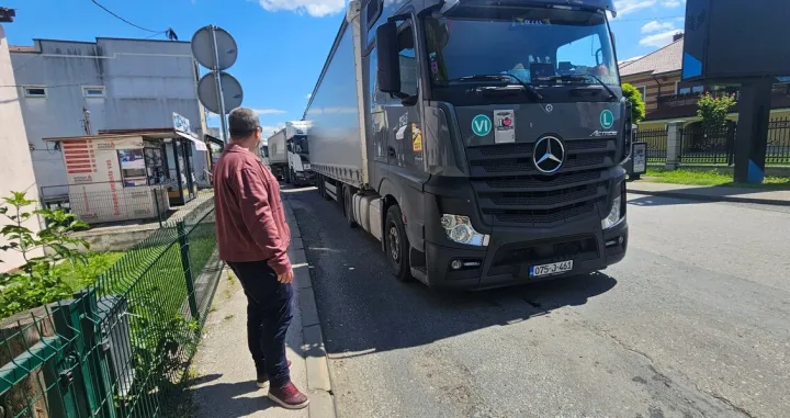 Gradiška terminal, kamioni granični prelaz/Goran Dakić/