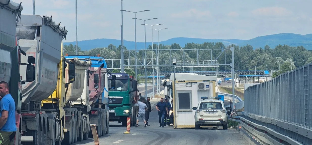 Gradiška terminal, kamioni granični prelaz/Goran Dakić/