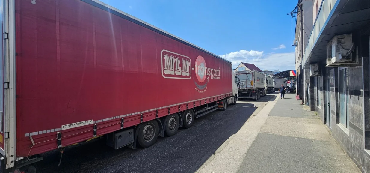 Gradiška terminal, kamioni granični prelaz/Goran Dakić/