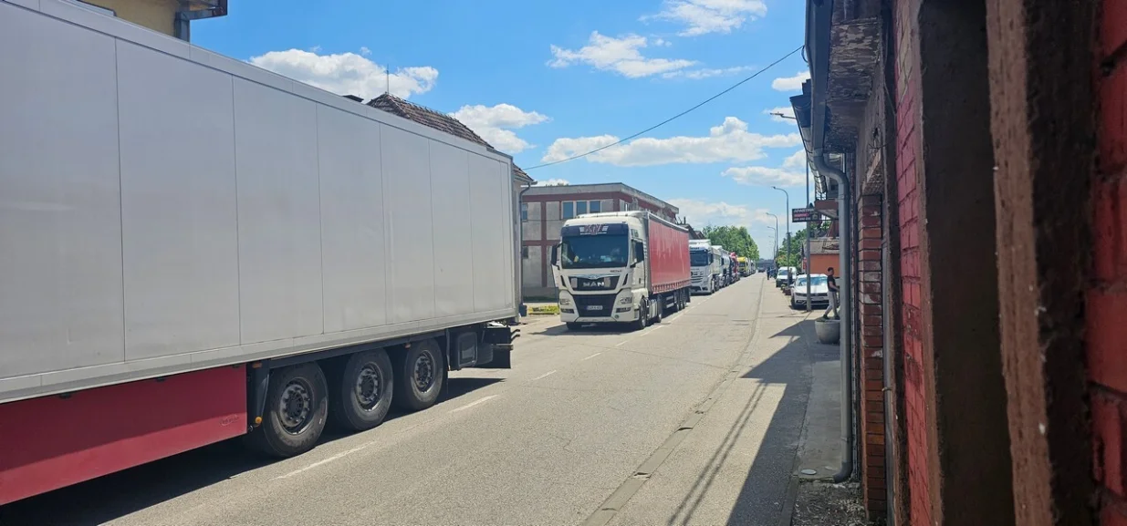 Gradiška terminal, kamioni granični prelaz/Goran Dakić/