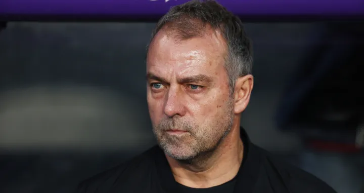 Soccer Football - LaLiga - Real Valladolid v FC Barcelona - Estadio Jose Zorrilla, Valladolid, Spain - May 3, 2025 FC Barcelona coach Hansi Flick before the match REUTERS/Isabel Infantes