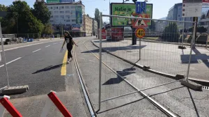 Radovi skenderija obala gužva saobraćajna policija/Senad Gubelić