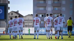 Posušje - Zrinjski, 29. kolo WWin lige BiH, 28.04.2024.g.Nardin Mulahusejnović Mario Ćuže Nemanja Bilbija Filip Bradarić Kerim Memija Antonio Ivančić 