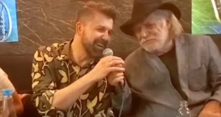 Rade Šerbedžija i Amel Ćurić/Facebook/screenshot