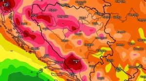 Nema još stabilizacije vremena bh. meteo/Facebook/Facebook