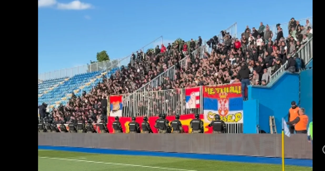 Delije u Novom Pazaru (FOTO: Screenshot/Red Star Family)