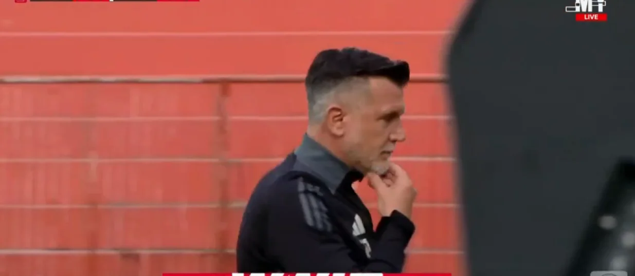 Reakcija Zekića nakon gola (FOTO: Screenshot/Arena Sport)