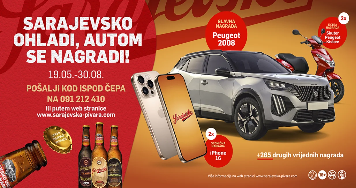 Nagradna igra: Sarajevo ohladi, autom se nagradi!//