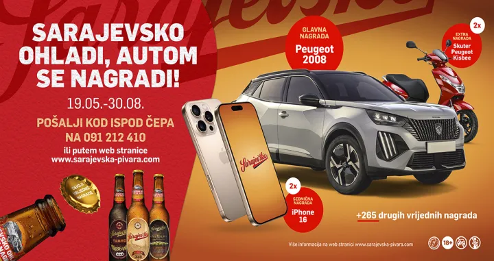 Nagradna igra: Sarajevo ohladi, autom se nagradi!//