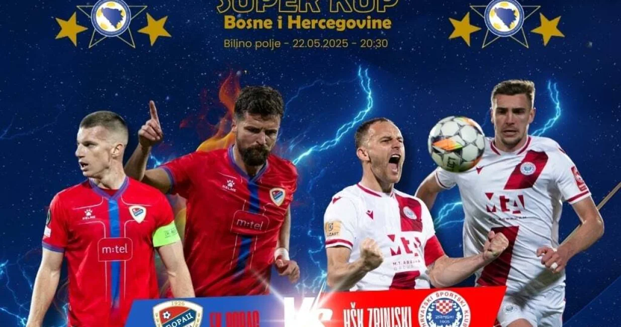 Borac i Zrinjski igraju Superkup BiH (FOTO: N/FS BiH)