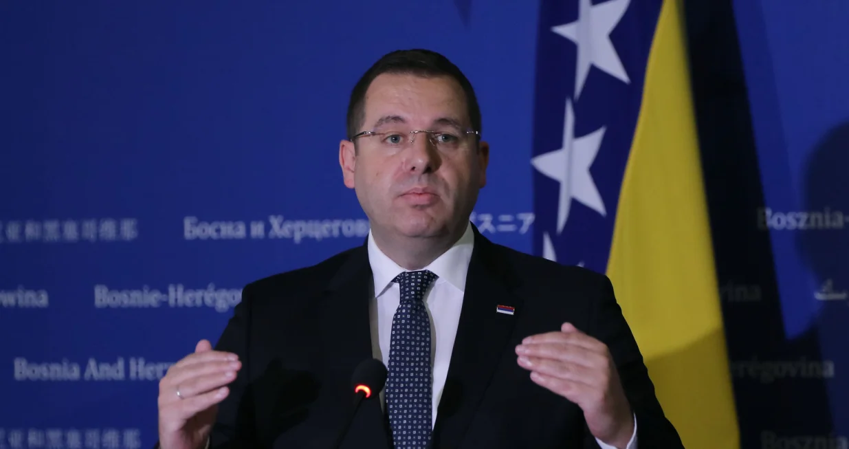 Pres-konferencija delegata u Domu naroda Parlamentarne skupštine BiH Radovan Kovačević/Senad Gubelić