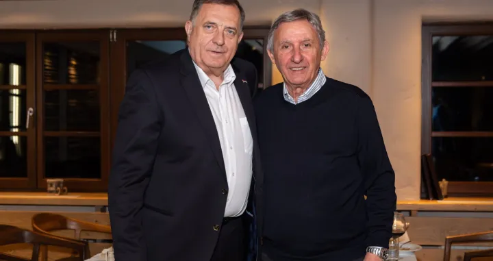 Milorad Dodik i Svetislav Pešić 