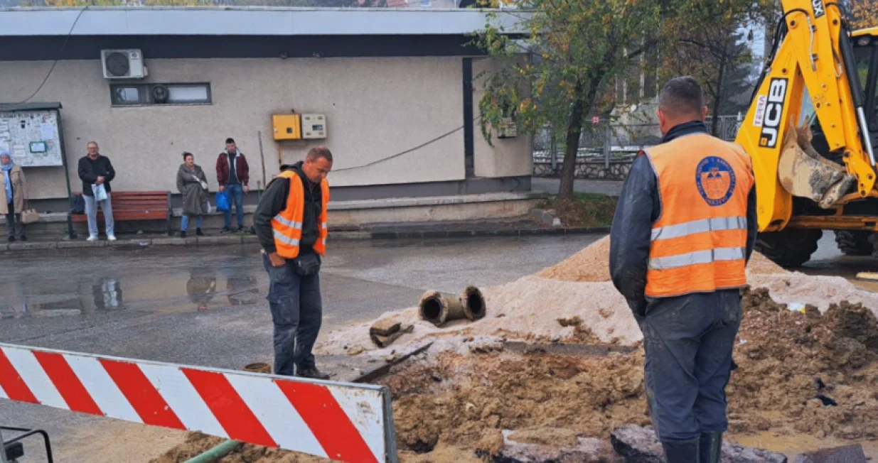 Radovi na vodovodnoj mreži u Sarajevu/Facebook