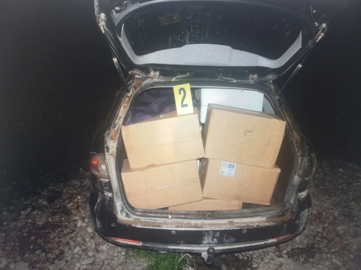 Pripadnici Granične policije BiH zaplijenili 12.420 kutija cigareta na području Bijeljine//