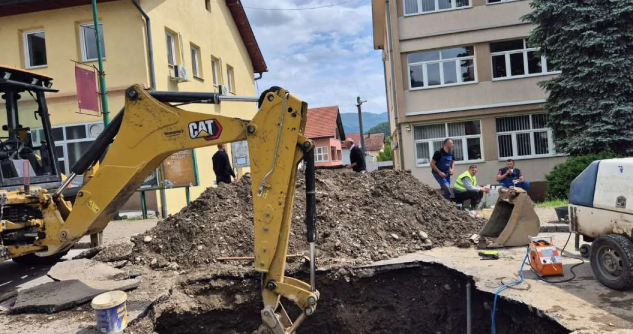 Goražde bez vode, pukla glavn acijev u Ulici Zaima Imamovića/