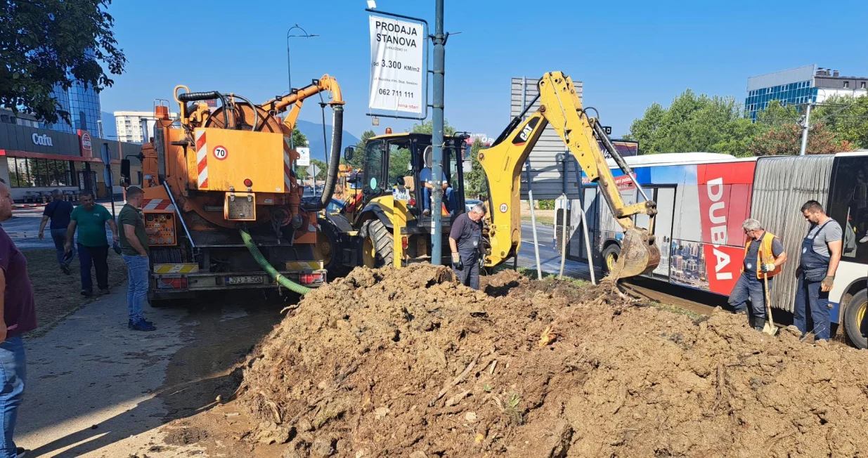 Radovi na održavanju vodovodnog sistema/Facebook