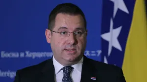 Pres-konferencija delegata u Domu naroda Parlamentarne skupštine BiH Radovan Kovačević/Senad Gubelić