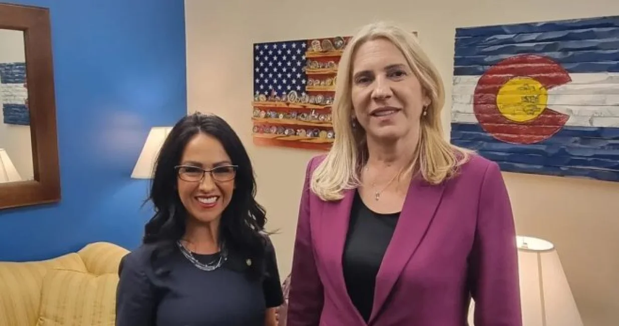 Željka Cvijanović i američka kongresmenka Lauren Boebert u Washingtonu/Instagram