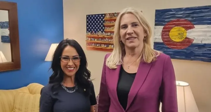 Željka Cvijanović i američka kongresmenka Lauren Boebert u Washingtonu/Instagram