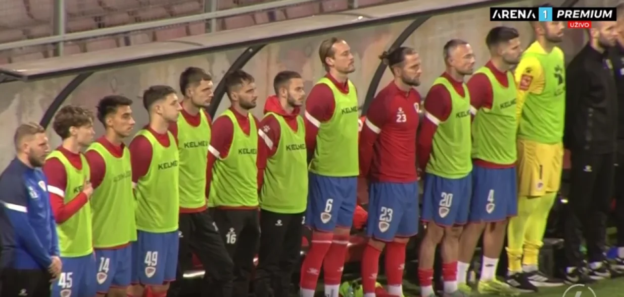 Rezerve Borca (FOTO: Screenshot/Arena Sport)