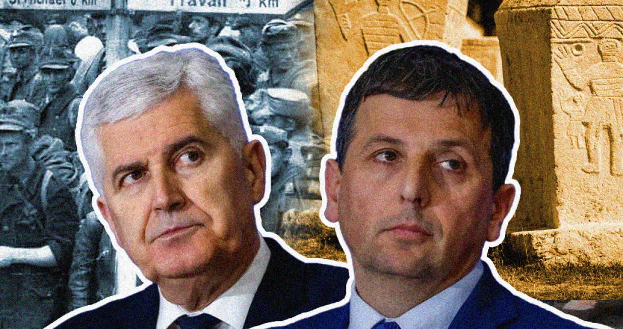 Kolumna Dragana Markovine: Vukanović, Čović, Bleiburg i Radimlja/Ilustracija/Benjamin Krnić