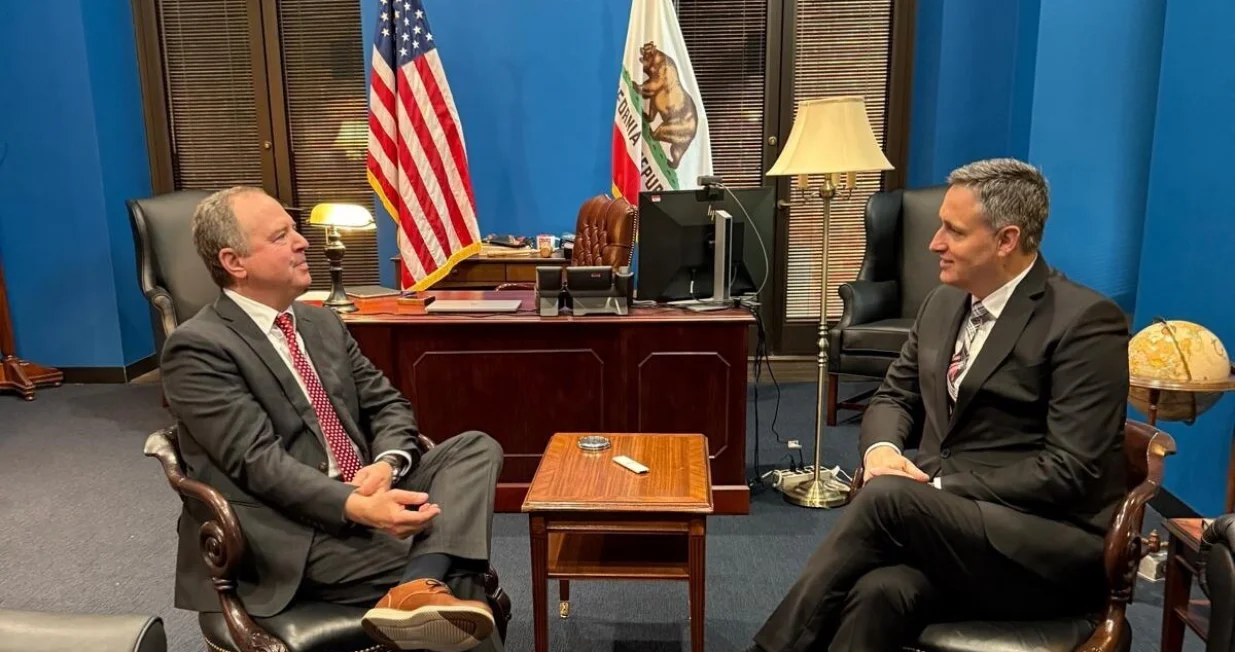 Adam Schiff i Denis Bećirović//