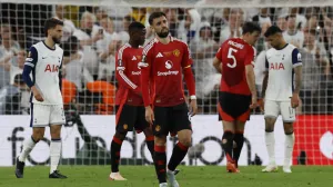 Soccer Football - Europa League - Final - Tottenham Hotspur v Manchester United - San Mames, Bilbao, Spain - May 21, 2025 Manchester United's Bruno Fernandes REUTERS/Vincent West