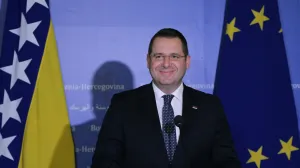 Pres-konferencija delegata u Domu naroda Parlamentarne skupštine BiH Radovan Kovačević/Senad Gubelić