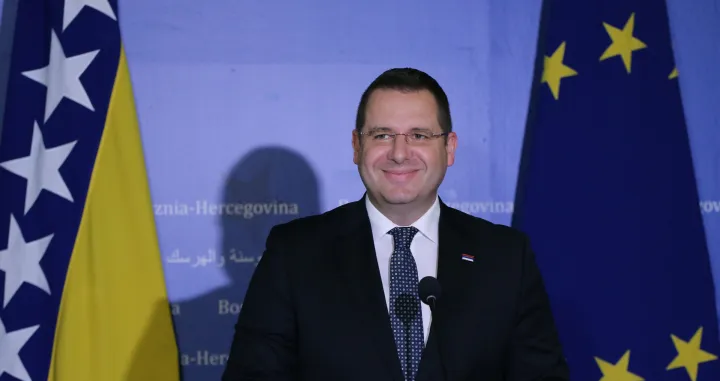 Pres-konferencija delegata u Domu naroda Parlamentarne skupštine BiH Radovan Kovačević/Senad Gubelić