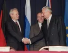 Milošević, Tuđman i Izetbegović/