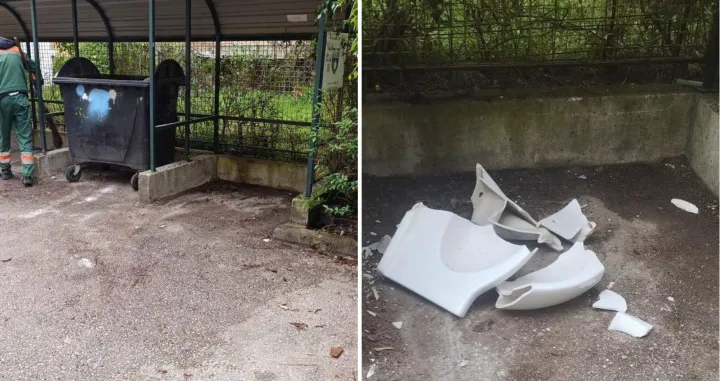 Kabasti otpad na Dobrinji, uzaludno čišćenje radnika KJKP Rad/Canva