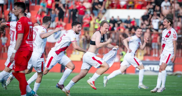 Tomislav Kiš slavi gol na derbiju protiv Veleža (FOTO: HŠK Zrinjski)