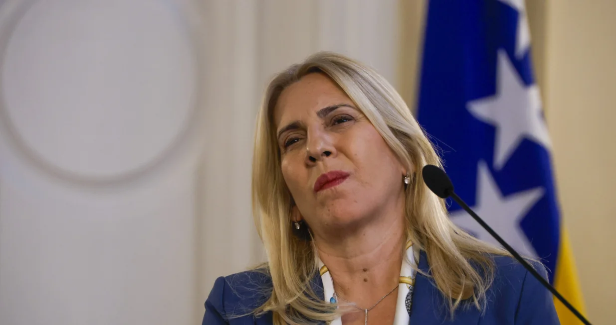 Željka Cvijanović, Svecana sala press posjeta Ceskog predsjednika Petra Pavela/Damir Deljo