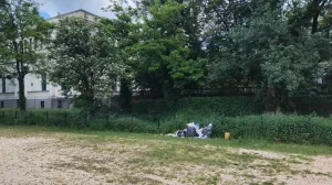 Smeće kod Zemaljskog muzeja/Tanja Cerić/