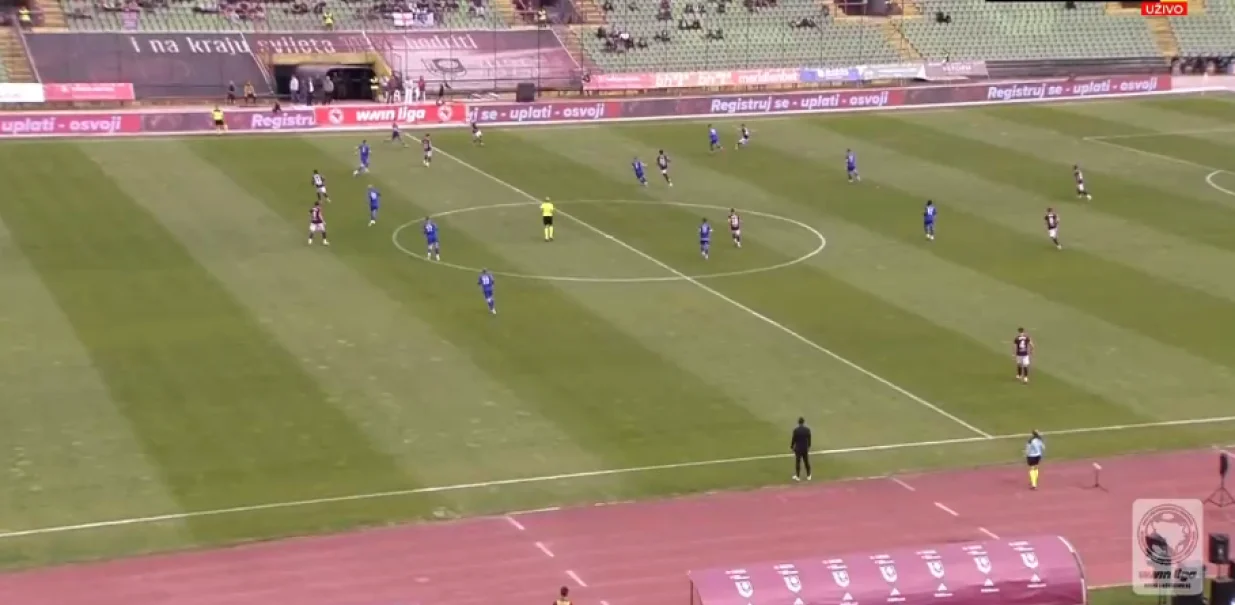 Situacija kada je Turke&scaron; zatresao mrežu (FOTO: Screenshot - Arena Sport)