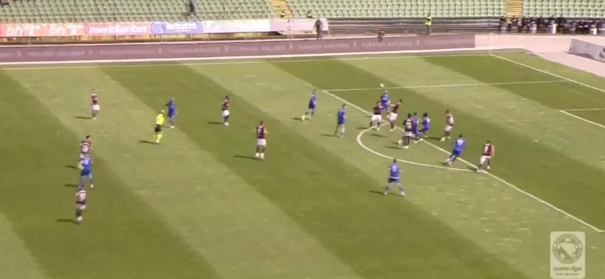 Radnik je brzo stigao do izjednačenja (FOTO: Screenshot - Arena Sport TV)